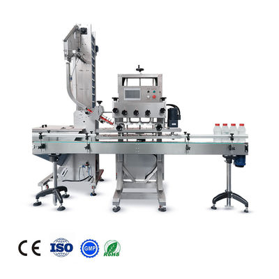 Automatische 6 wielen schroef lineaire flesdopmachine