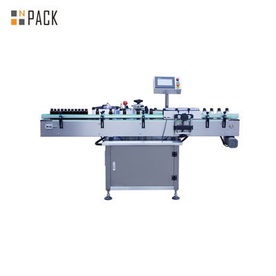 NPACK Automatische hoge snelheid verticale ronde fles etiketteermachine met printer