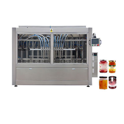 Servomotor Driver Roestvrij staal 50g Jam Jar Filling Machine Automatische apparatuur Lijn