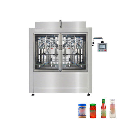 Automatische pot lineaire servomotor plastic dikke Bbq soja saus vulmachine