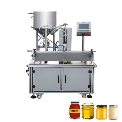 Npack Automatische enkele spuitstuk Jam Honing Paste Pomp Glas Jar Filling Machine Voor potten