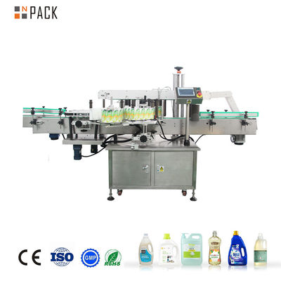 Npack Volledig automatisch roestvrij staal 304/316 flessen etiketteringsmachine met dubbele zijde