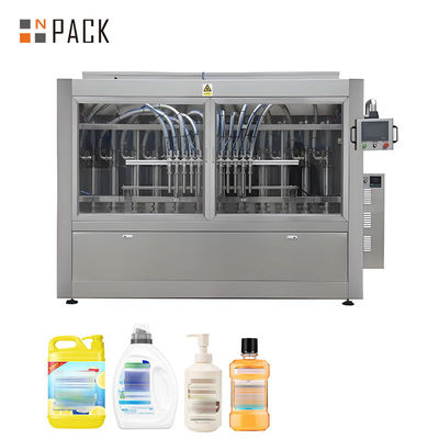 Automatische 100 ml-5000 ml zuigerpomp chemische flessenvulmachine met PLC-besturing